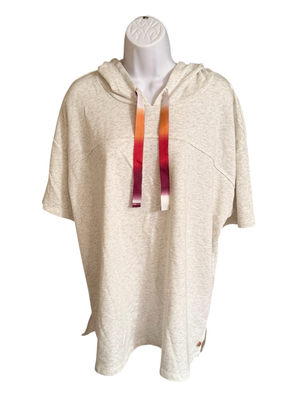 LIVI Lane Bryant Short Sleeve Hoodie 18/20 NWT Ombre Drawstring